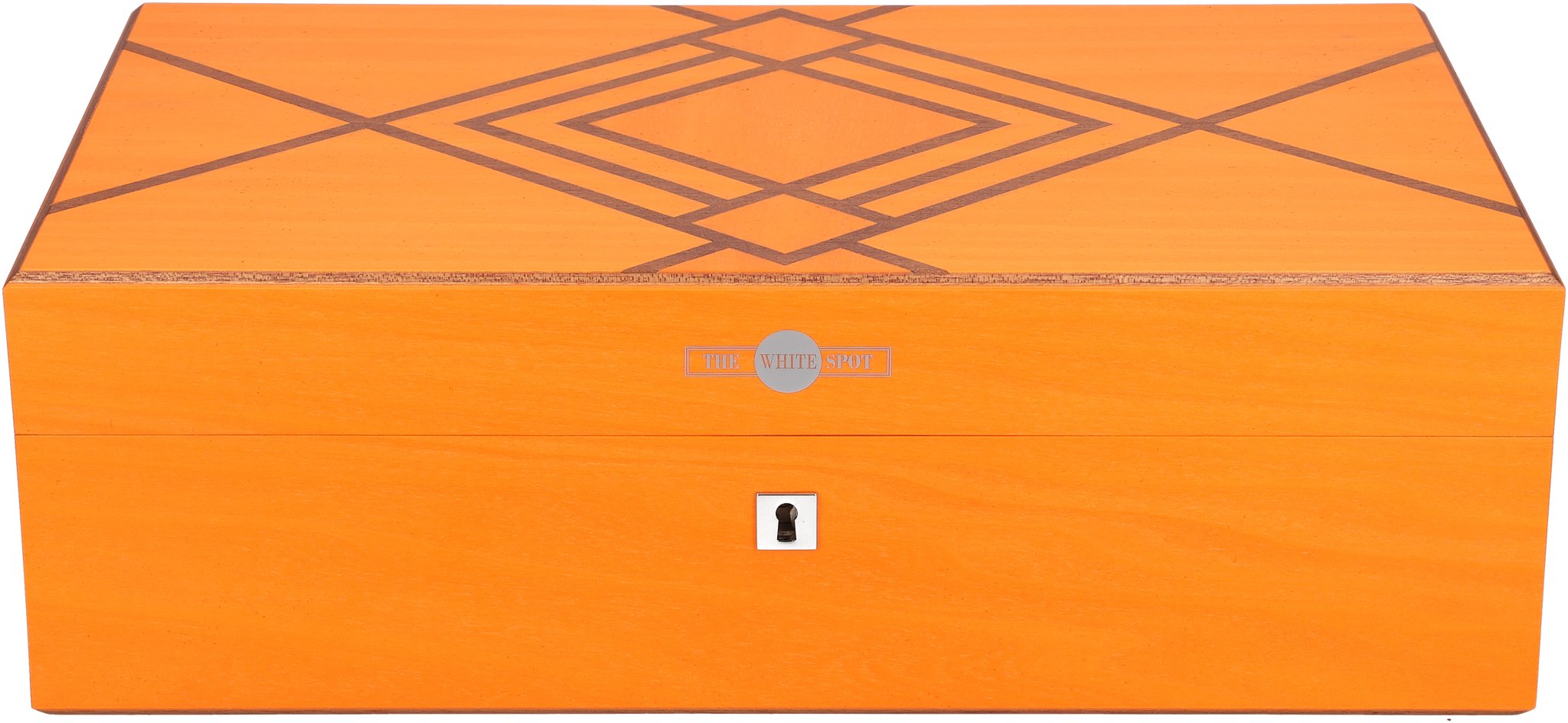 The White Spot Art Deco Orange 100er front