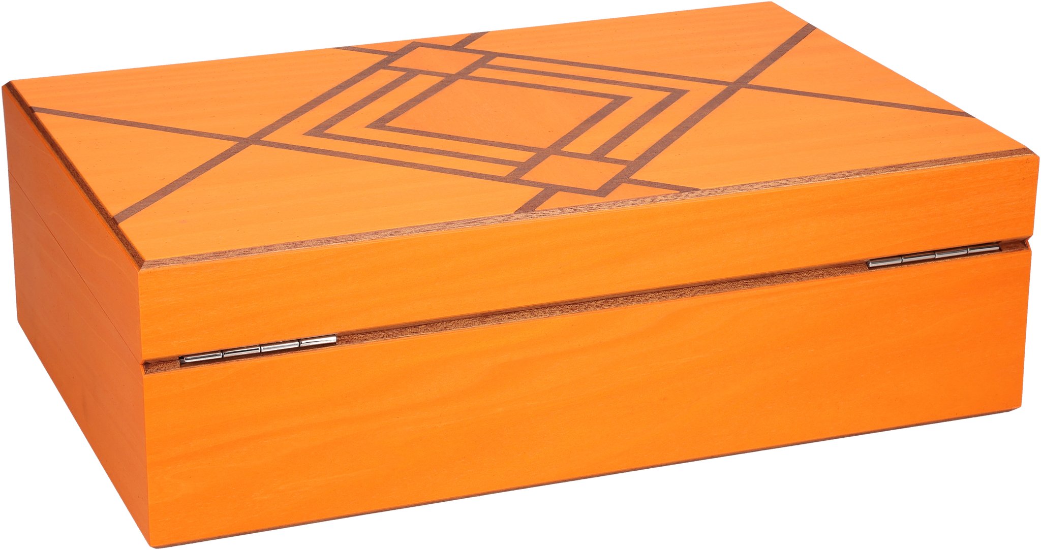 The White Spot Art Deco Orange 100er back