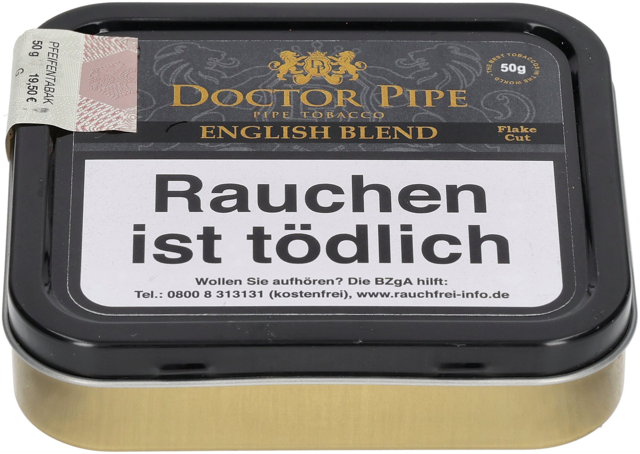Doctor Pipe Flake English Blend Dose liegend