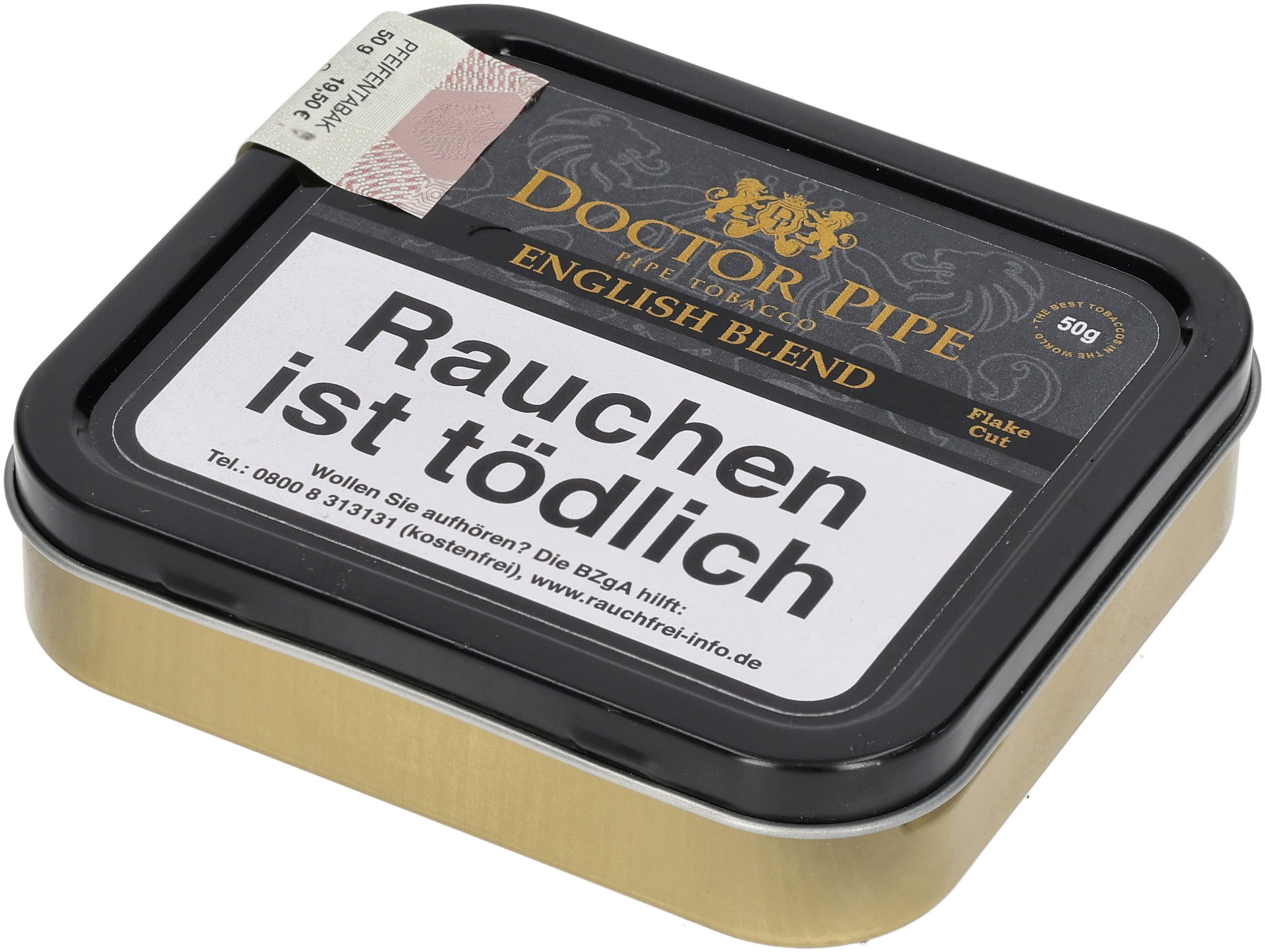 Doctor Pipe Flake English Blend Dose schräg