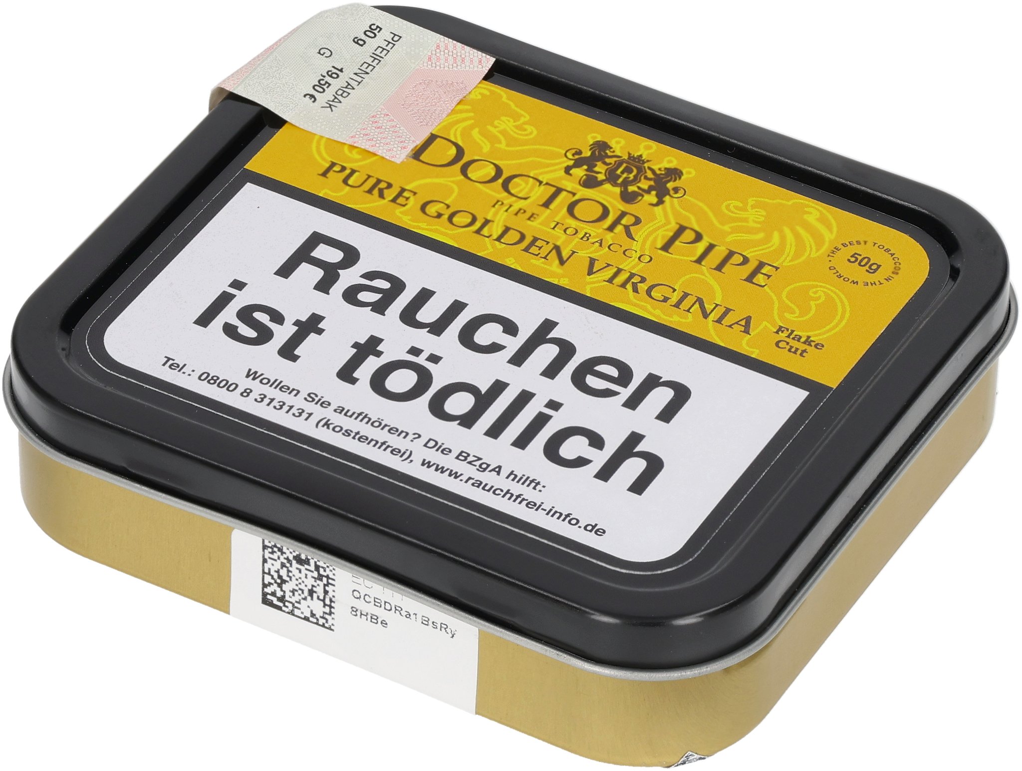 Doctor Pipe Flake Pure Golden Virginia Dose schräg
