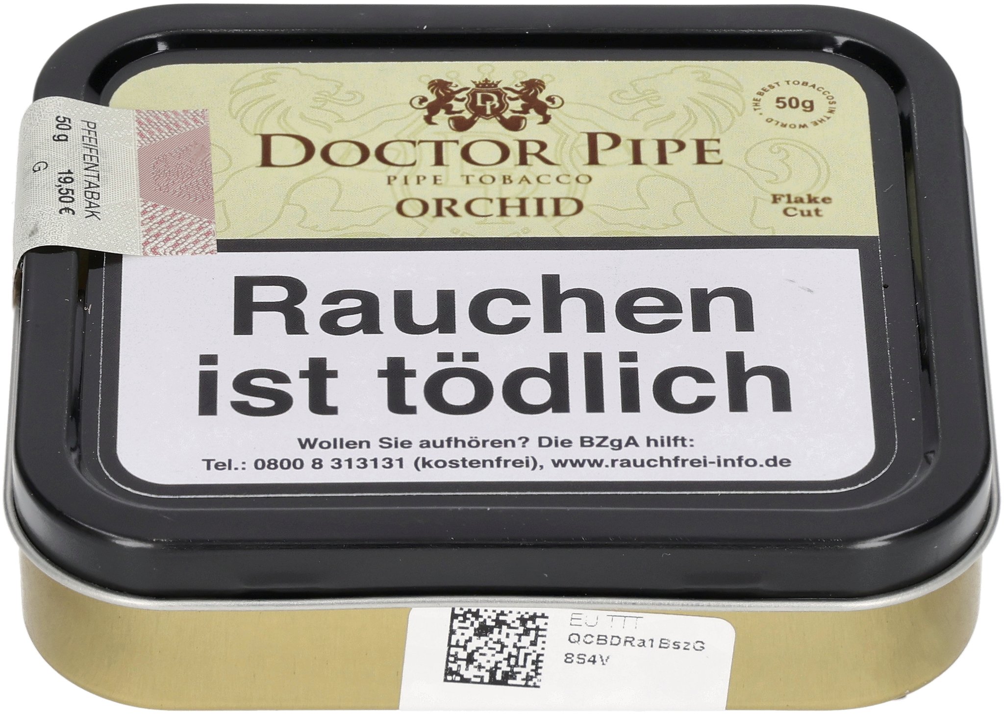 Doctor Pipe Flake Orchid Dose liegend