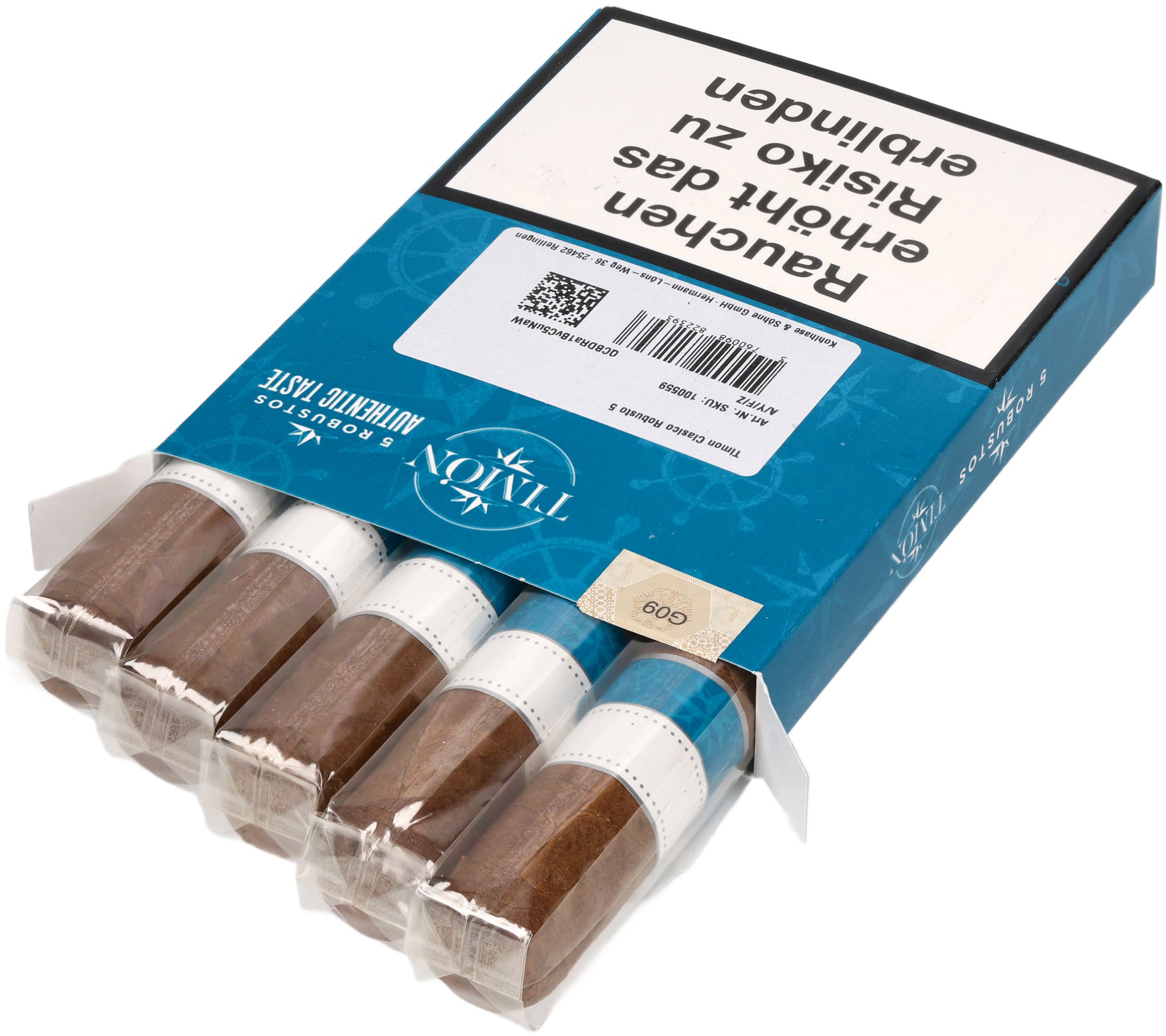 Timón Clasico Robusto Box liegend offen