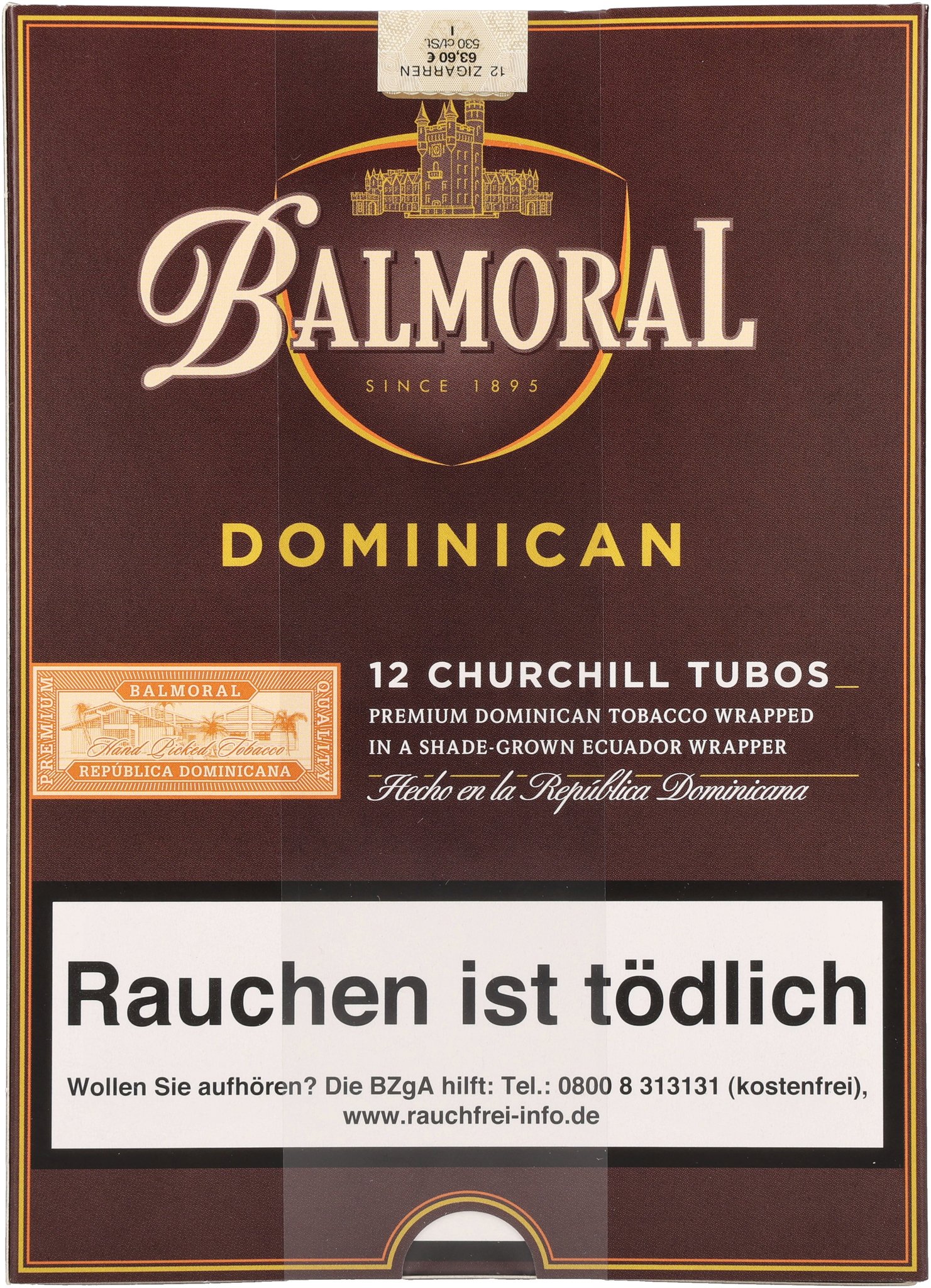 Dominican Selection Churchill Tubos box front