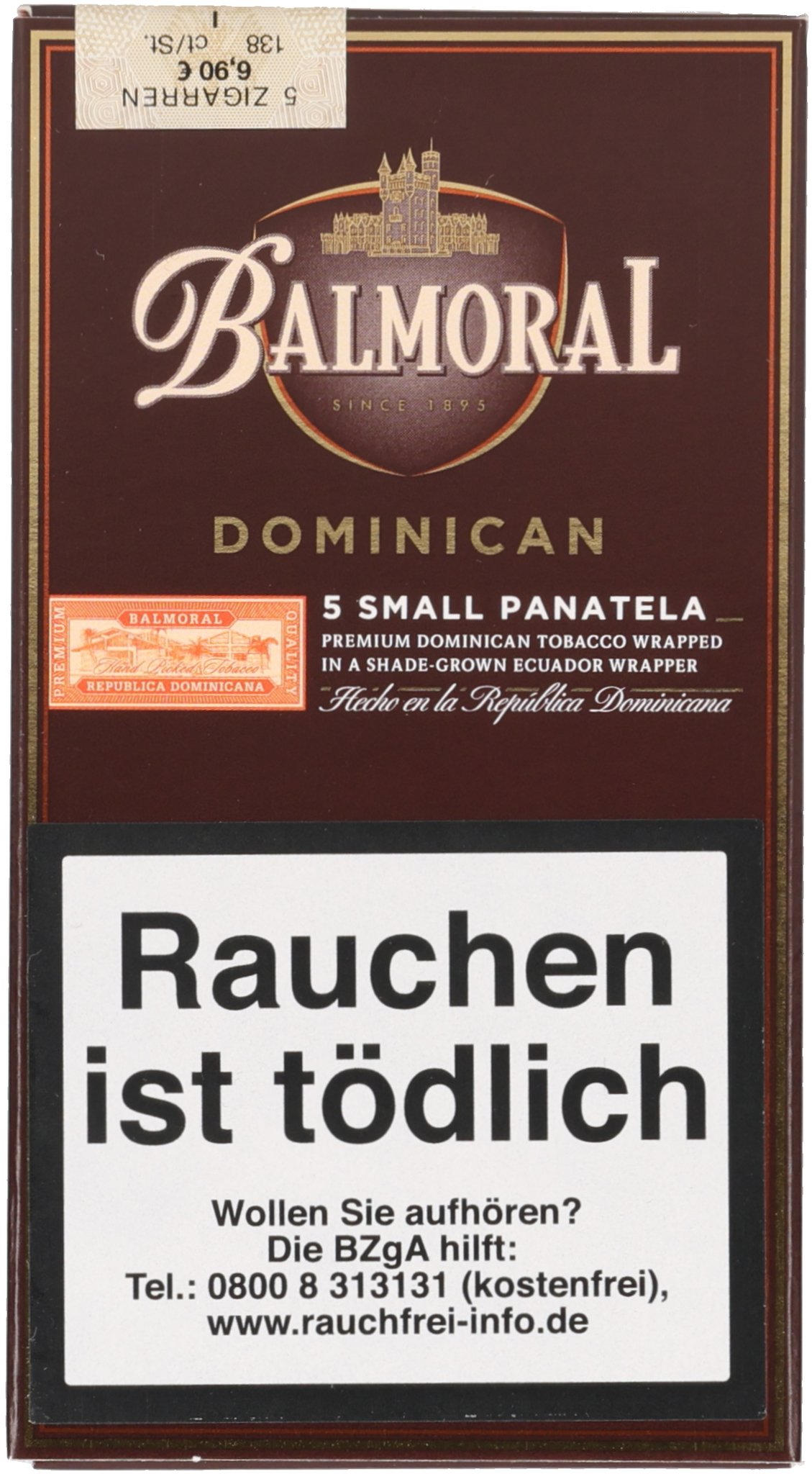 Dominican Selection SMALL Panatela pack front
