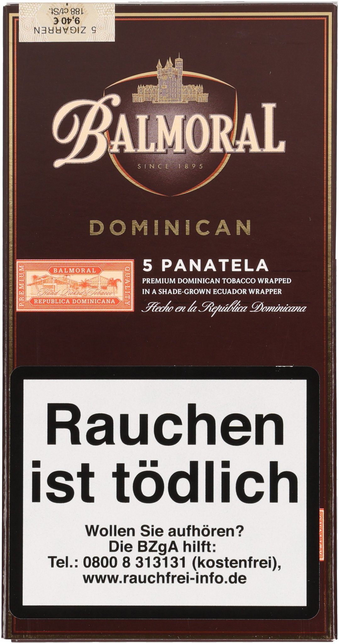 Dominican Selection Panatela pack front