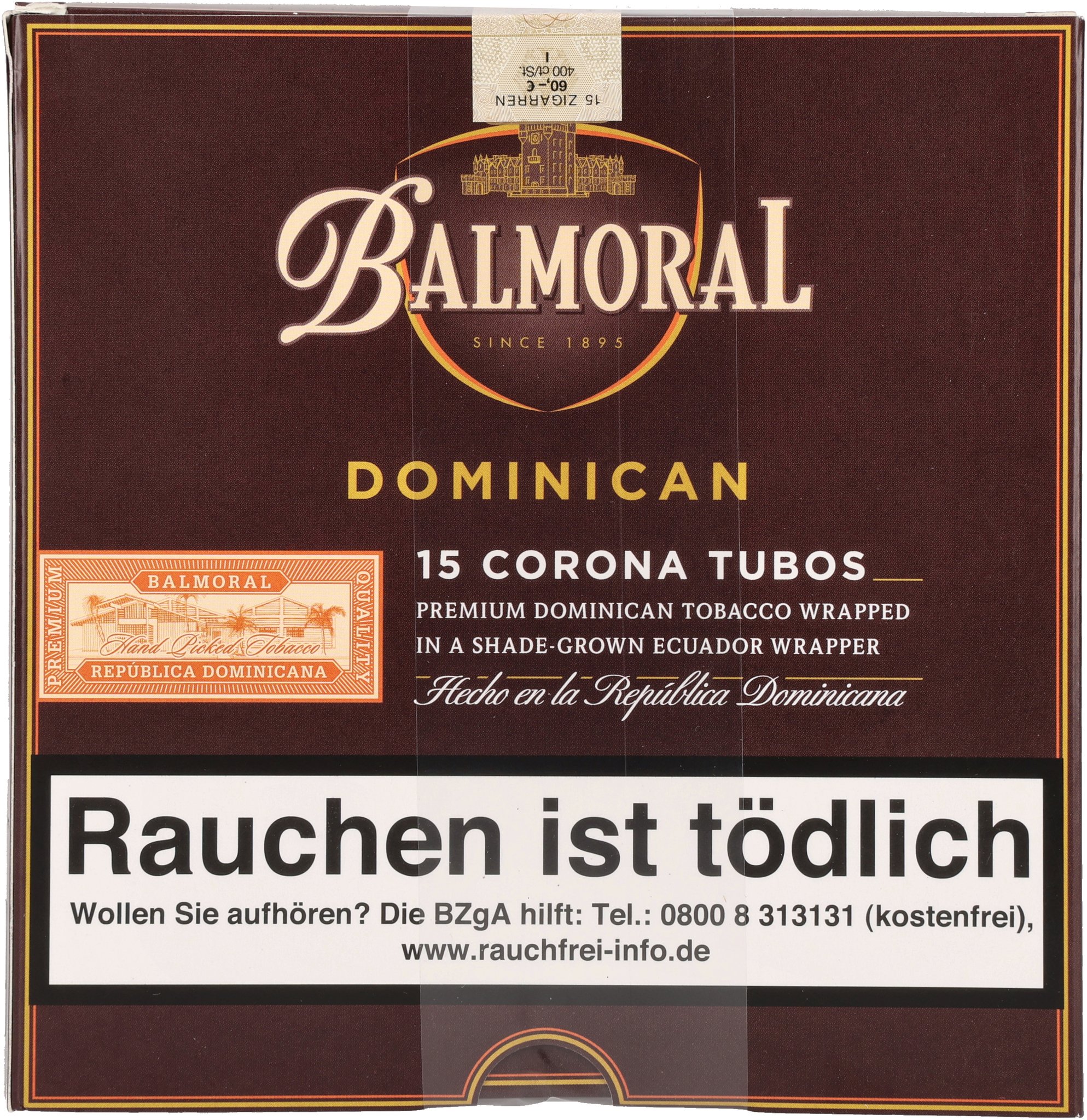 Dominican Selection Corona Tubos box front