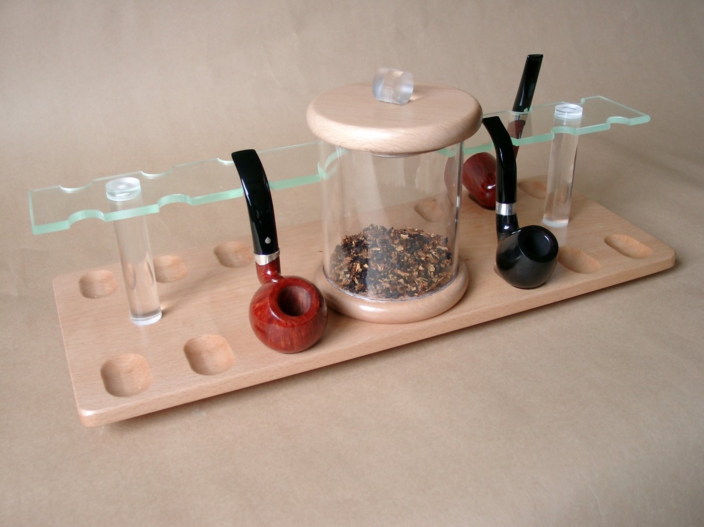 Guy Janot Ständer 12er & Topf Bucke hell, Plexiglas grün Ständer 12er & Topf 