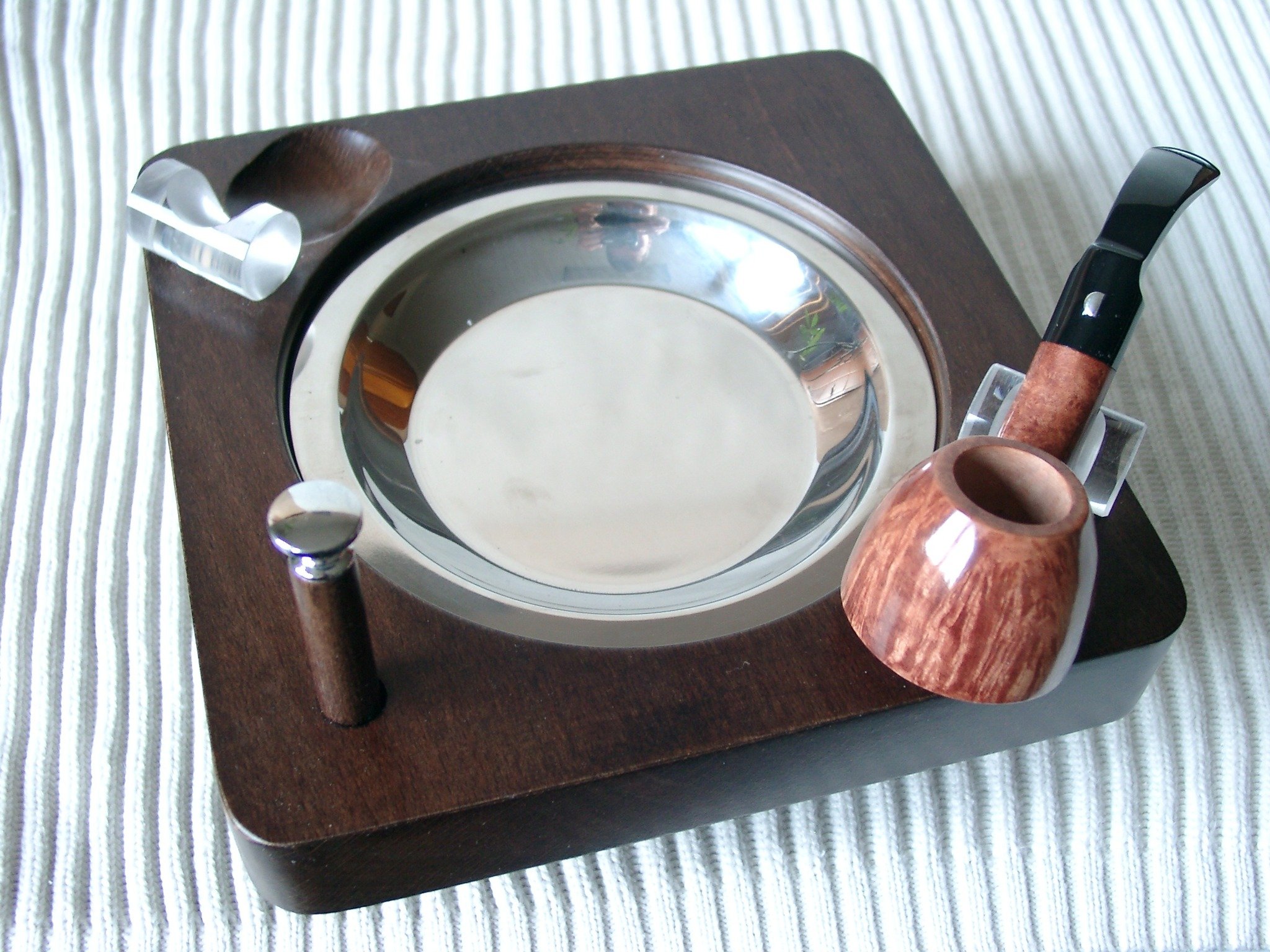 Guy Janot 2er Pfeifenascher Buche dunkelbraun  mit Stopfer 7329 