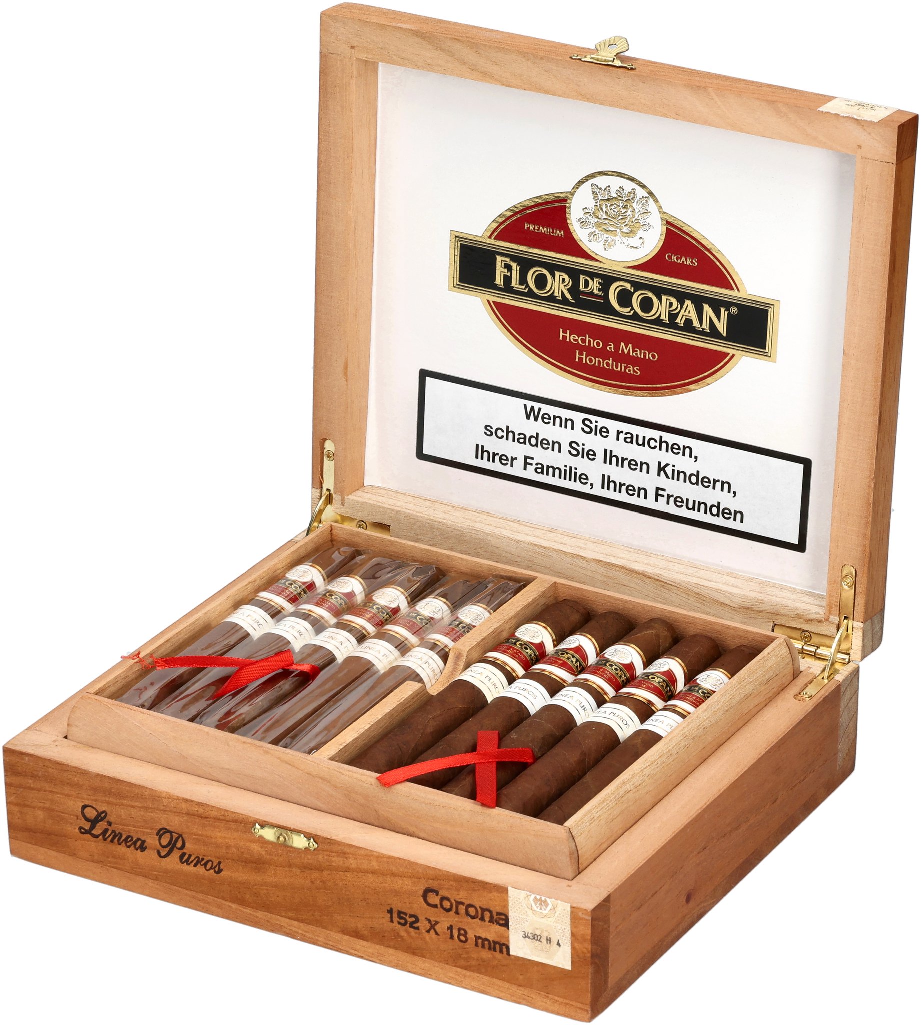 Flor de Copan Linea Puros Corona_Offen Kiste