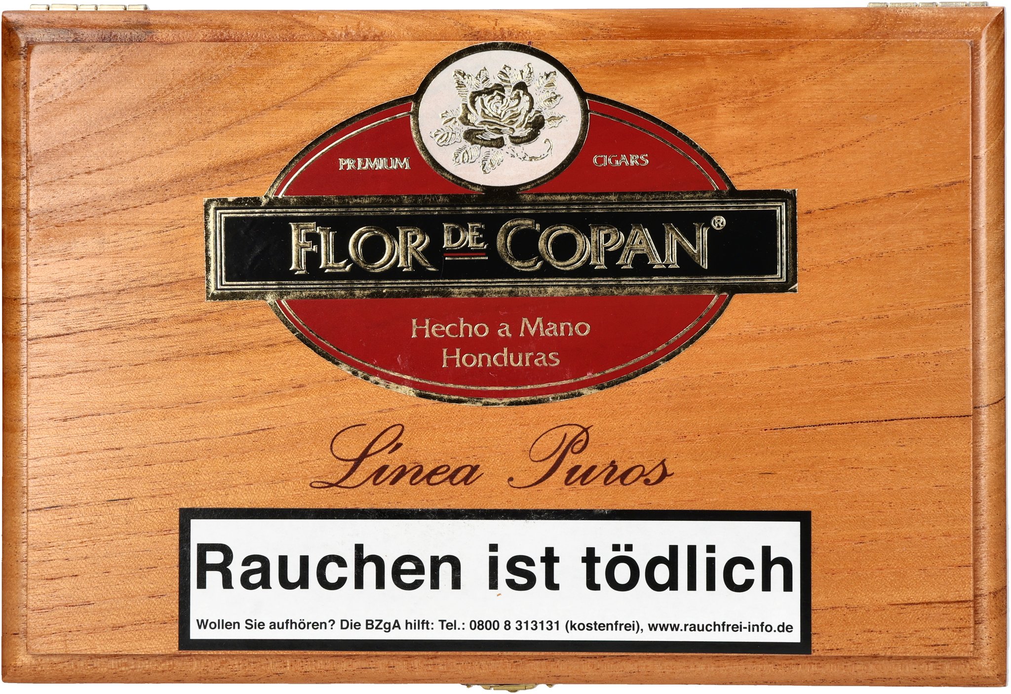 Flor de Copan Linea Puros Robusto_Frontal Kiste