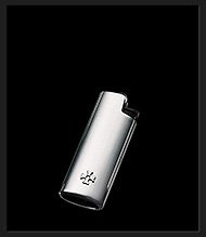 Sillems BiC Feuerzeughülle Mini BiC Sterling Silber offener Boden (1136)