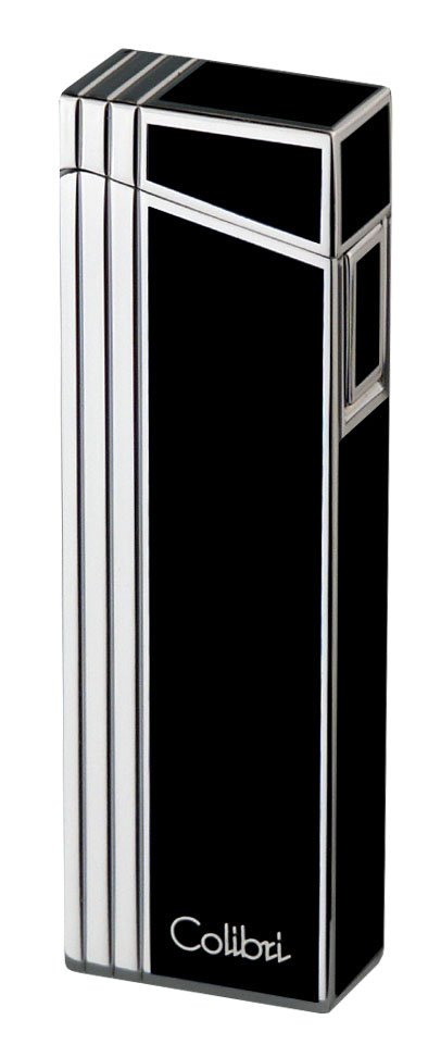 Colibri Alias Damenfeuerzeug Schwarz Silber (293431)