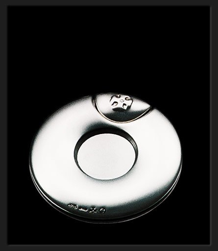 Sillems Silvercutter Rund 925er Sterling Silber (1433)