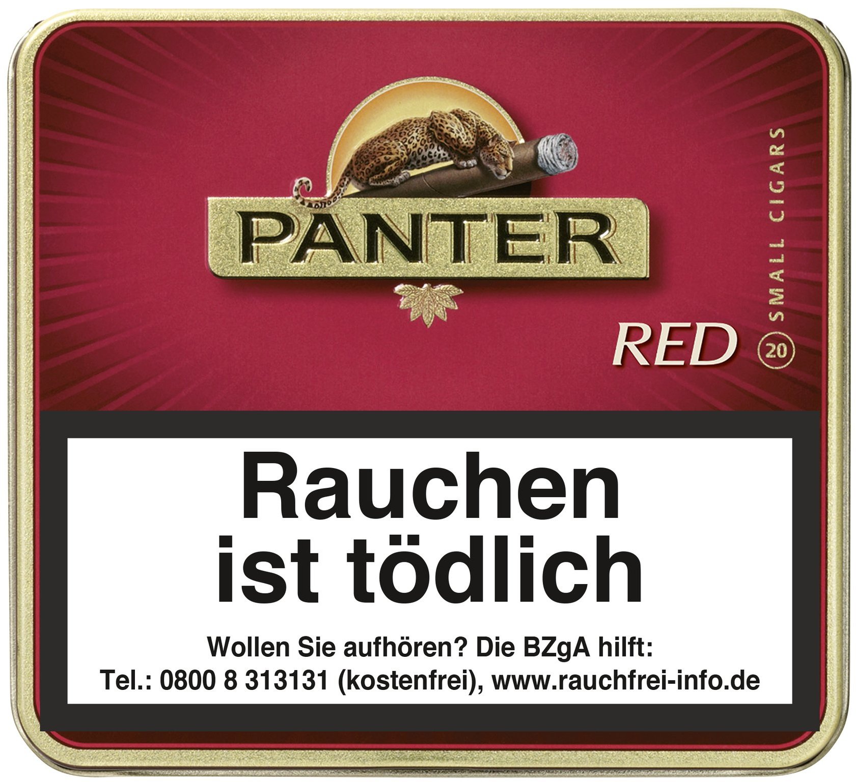 Panter Red (ehem. Vanilla) OHNE Filter 20er Packung