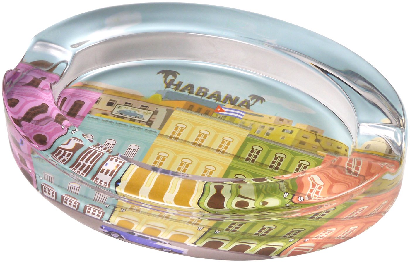 Classic Zigarrenascher Glas Cuba Design Habana (523582)