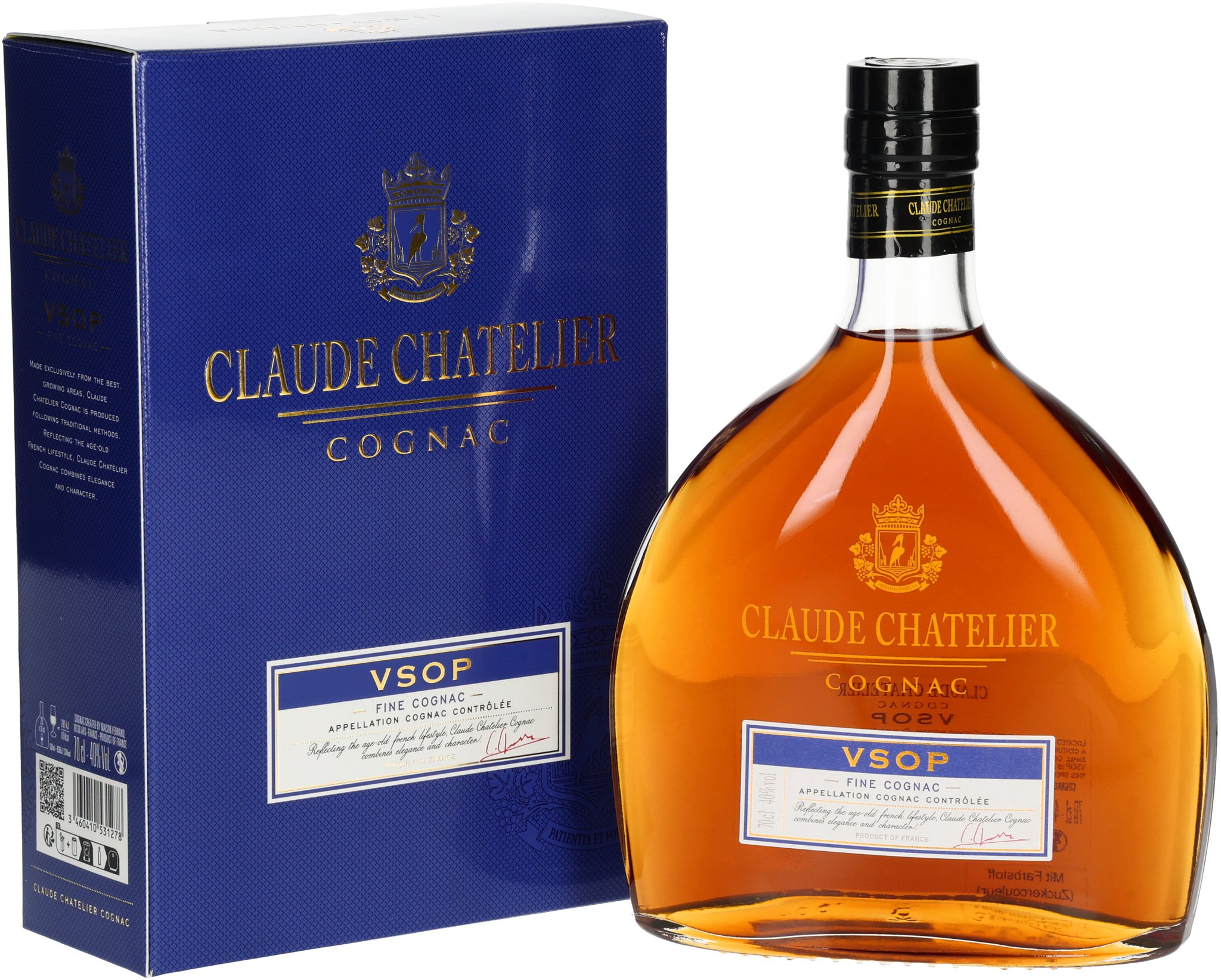 Claude Chatelier Cognac VSOP_Flasche