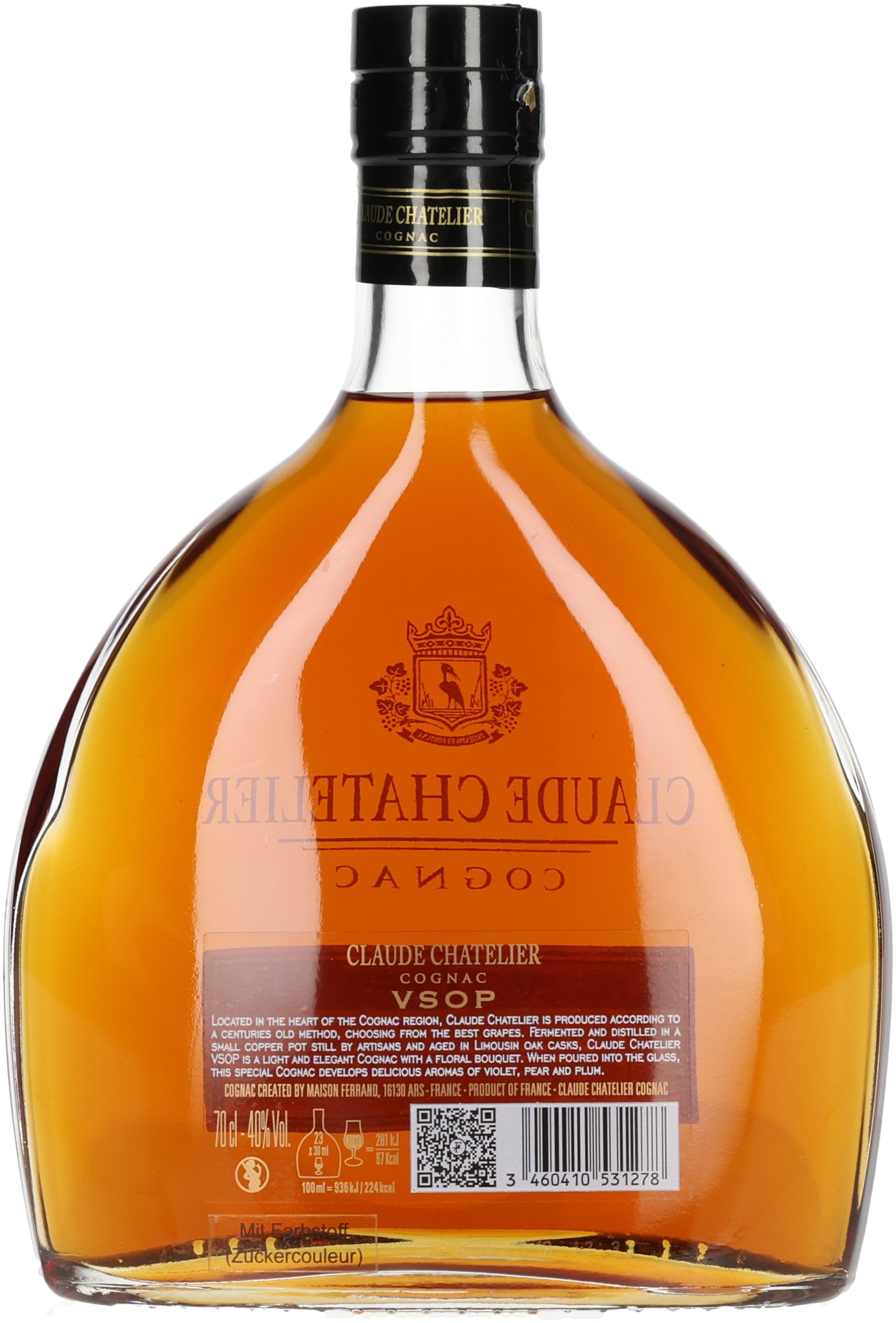 Claude Chatelier Cognac VSOP_Flasche