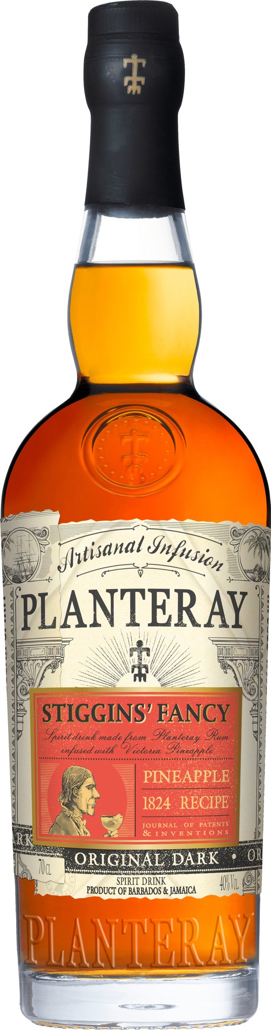 Planteray Rum Pineapple Stiggin's Fancy (0,7 l / 40 % vol.)_01