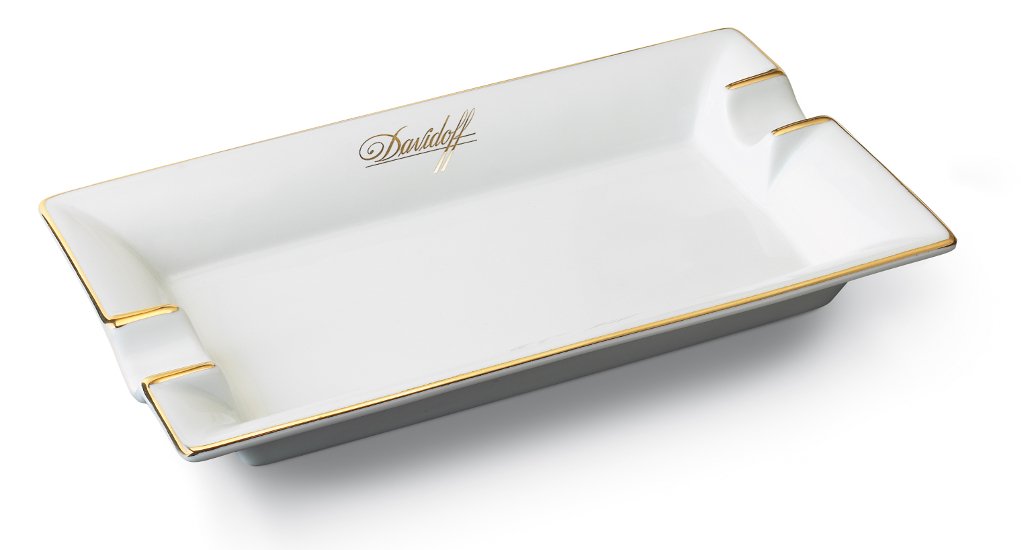 Davidoff Ascher Porzellan Weiss-Gold klein (2706)