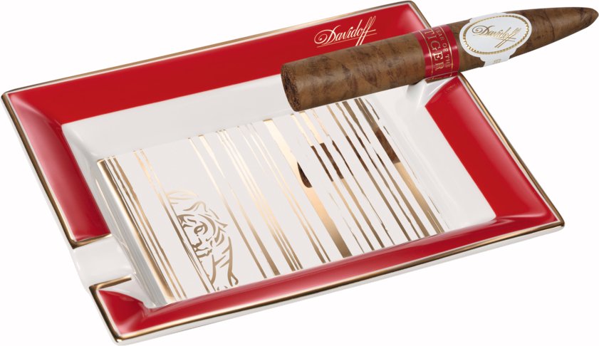 Davidoff Ascher Year of the Tiger Limited Edition (119497) mit Zigarre
