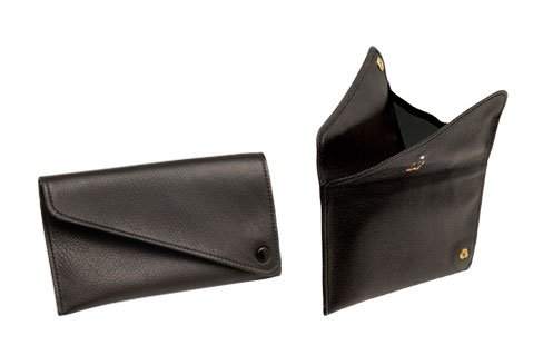 Alfred Dunhill The White Spot Leder Etuis Bias Button Pouch (PA2002)