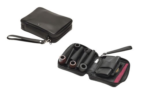 Alfred Dunhill The White Spot Leder Etuis 5 Pipe Case (PA2008)