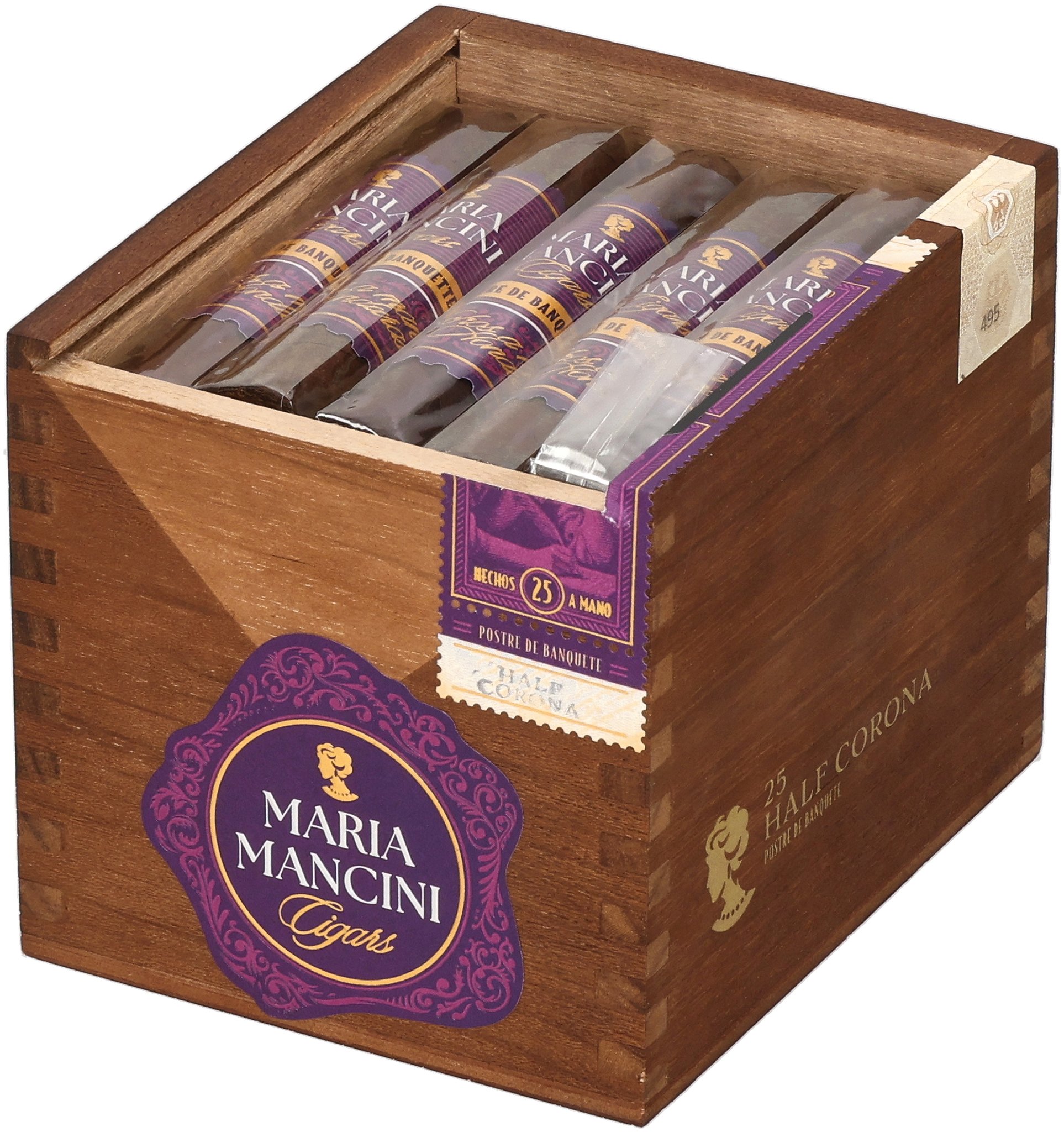 Maria Mancini Postre de Banquete Half Corona_Kiste Offen