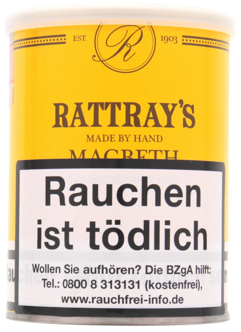 Rattray's British Line Pfeifentabak Macbeth 100g Dose