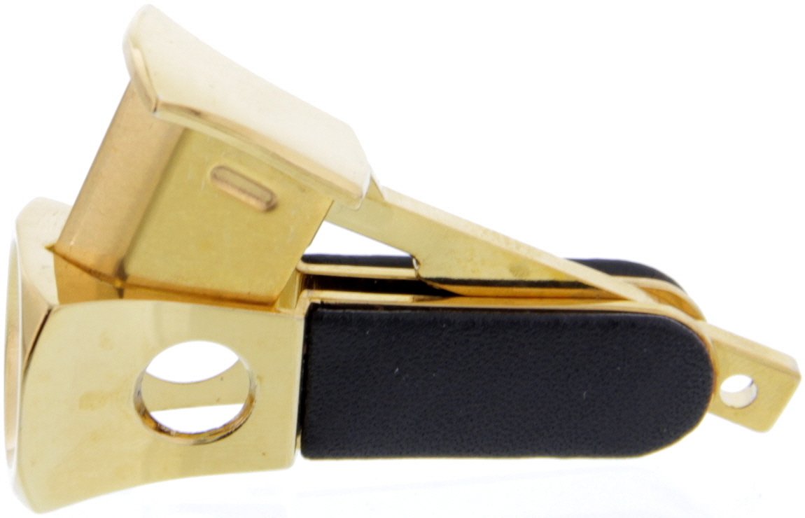 Wolfertz CTS V-Schnitt (Kerbschnitt) Zigarrenabschneider KLEIN Rindleder schwarz