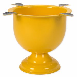 Tuttofumo Stinky Ashtray Color Stinky Tall Safety Yellow - mit 4 Ablagen (CA-ST-