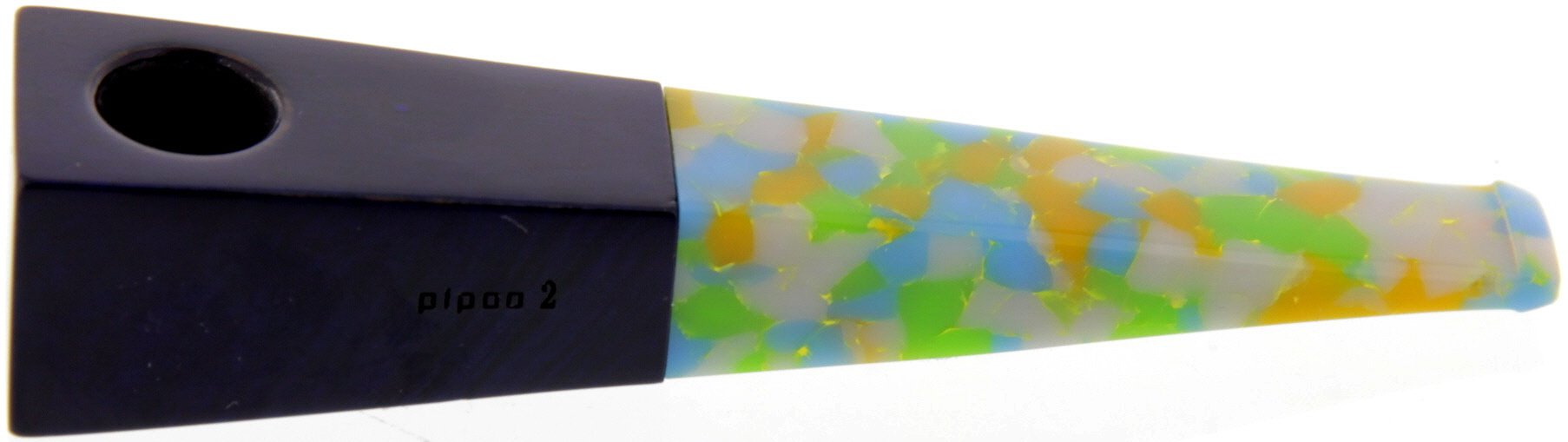 Vauen Pipoo Basic Colours Blue (PIP 2) buntes Mundstück