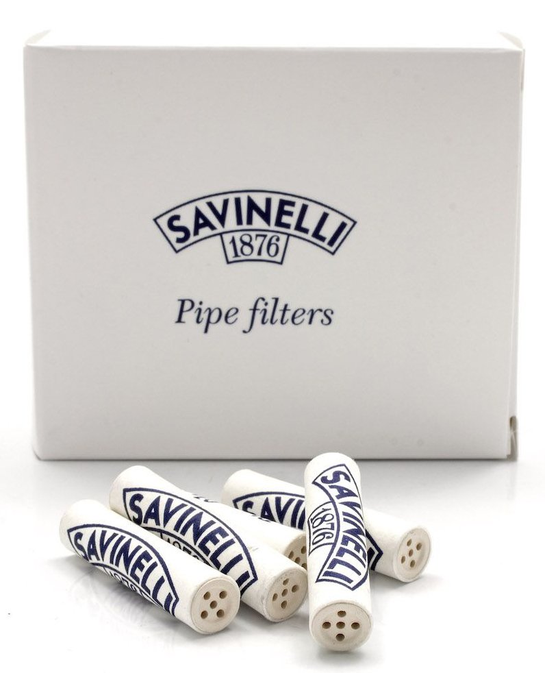 Savinelli Pfeifenfilter 9mm Aktivkohle Minibox (30 Stück) (16967) Detailbild