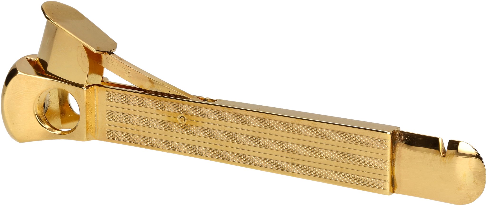 Groß Kornguillochiert Golden 02