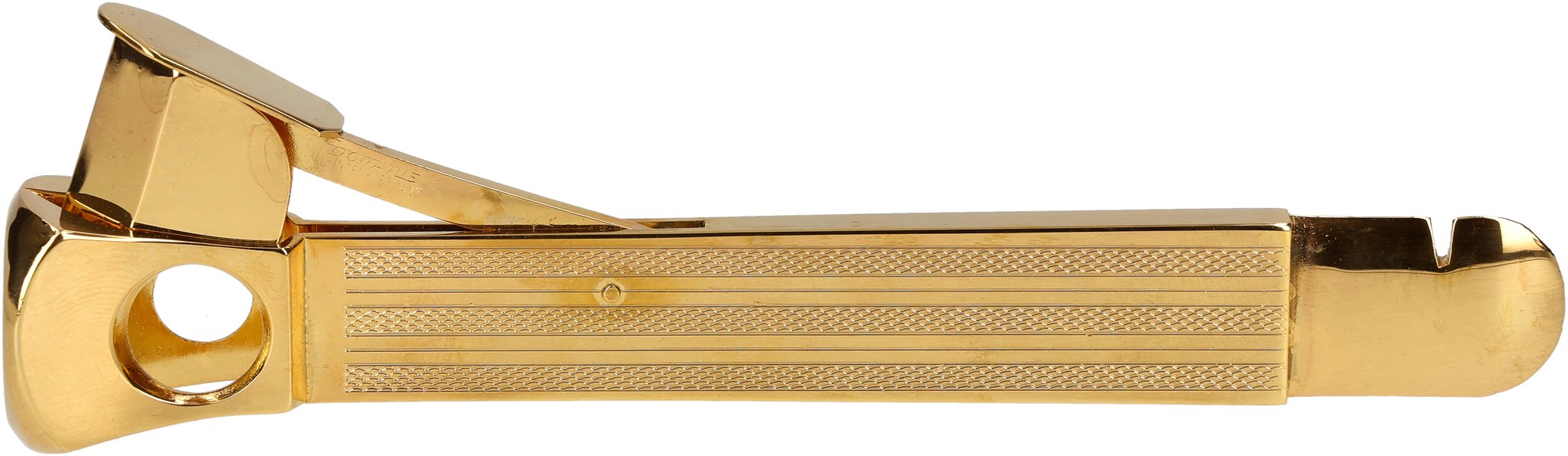 Groß Kornguillochiert Golden 01