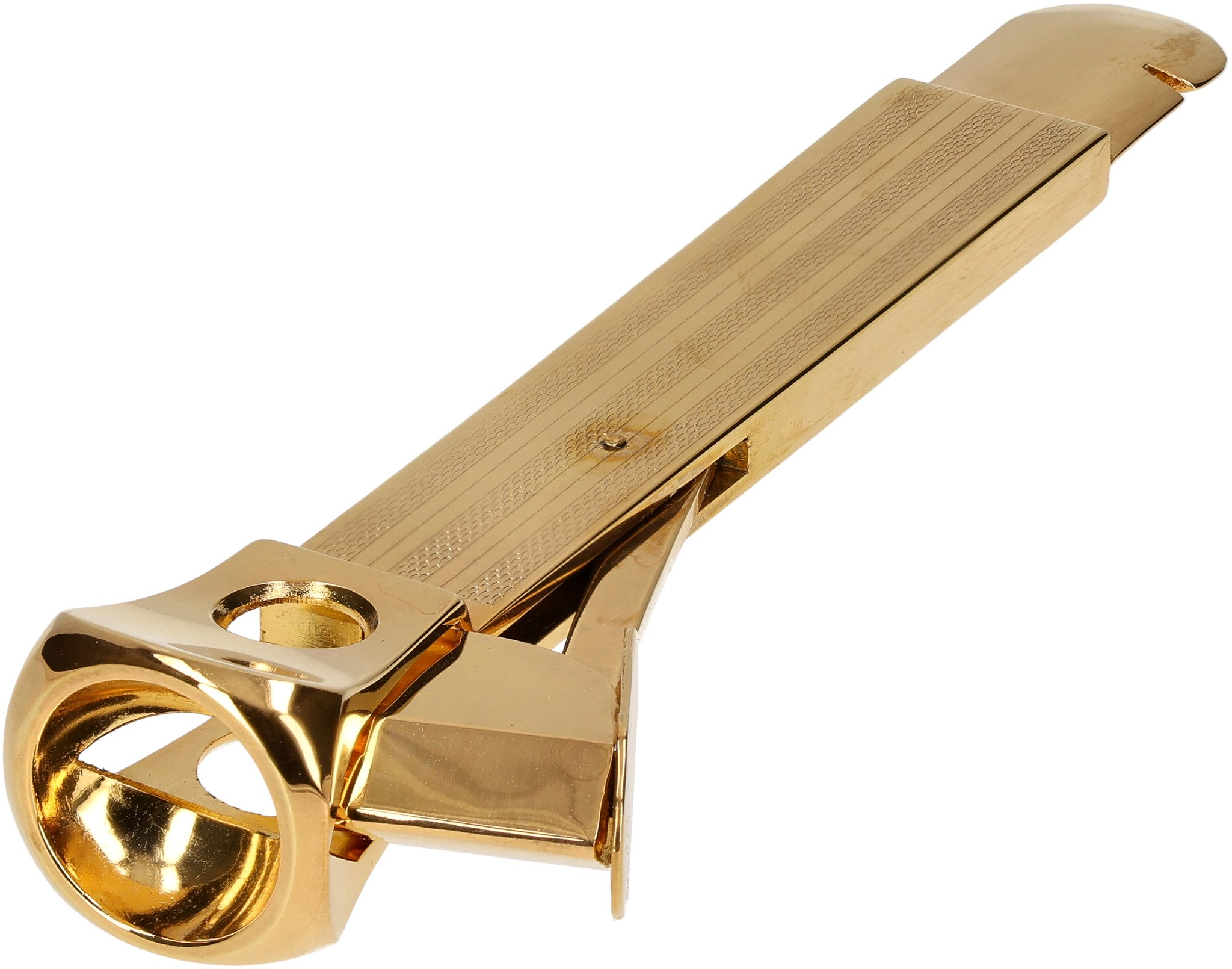 Groß Kornguillochiert Golden 04