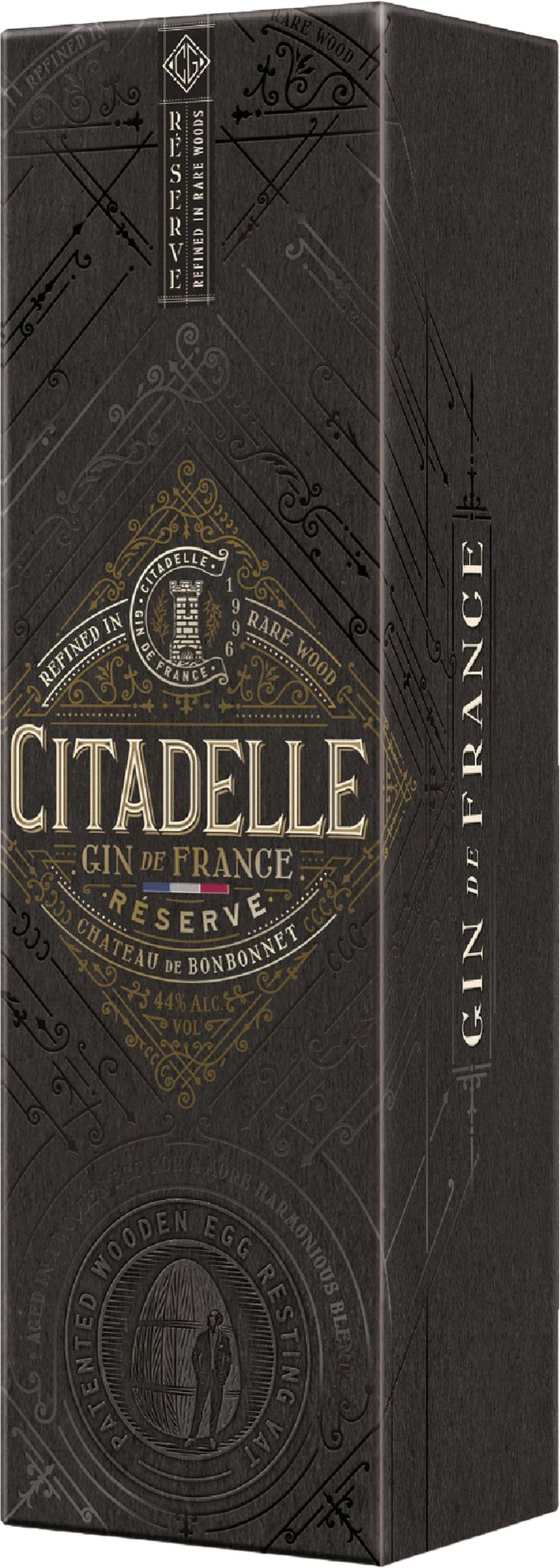 Ferrand Gin Citadelle Gin de France Reserve (0,7 l / 45,2 % Vol.)_Karton