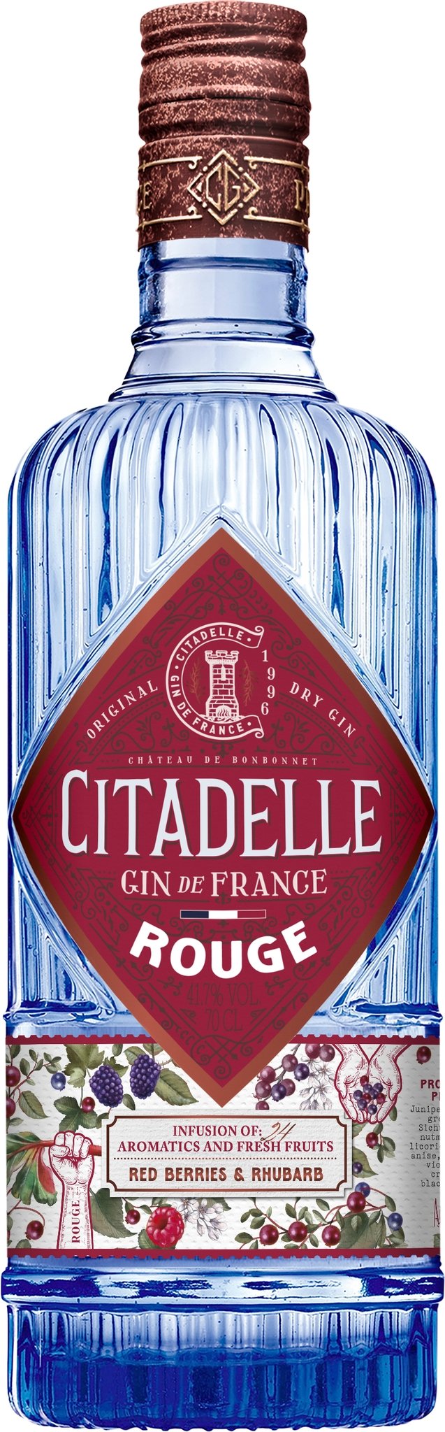 Citadelle Gin de France Rouge (0,7 l / 41,7 % Vol.)