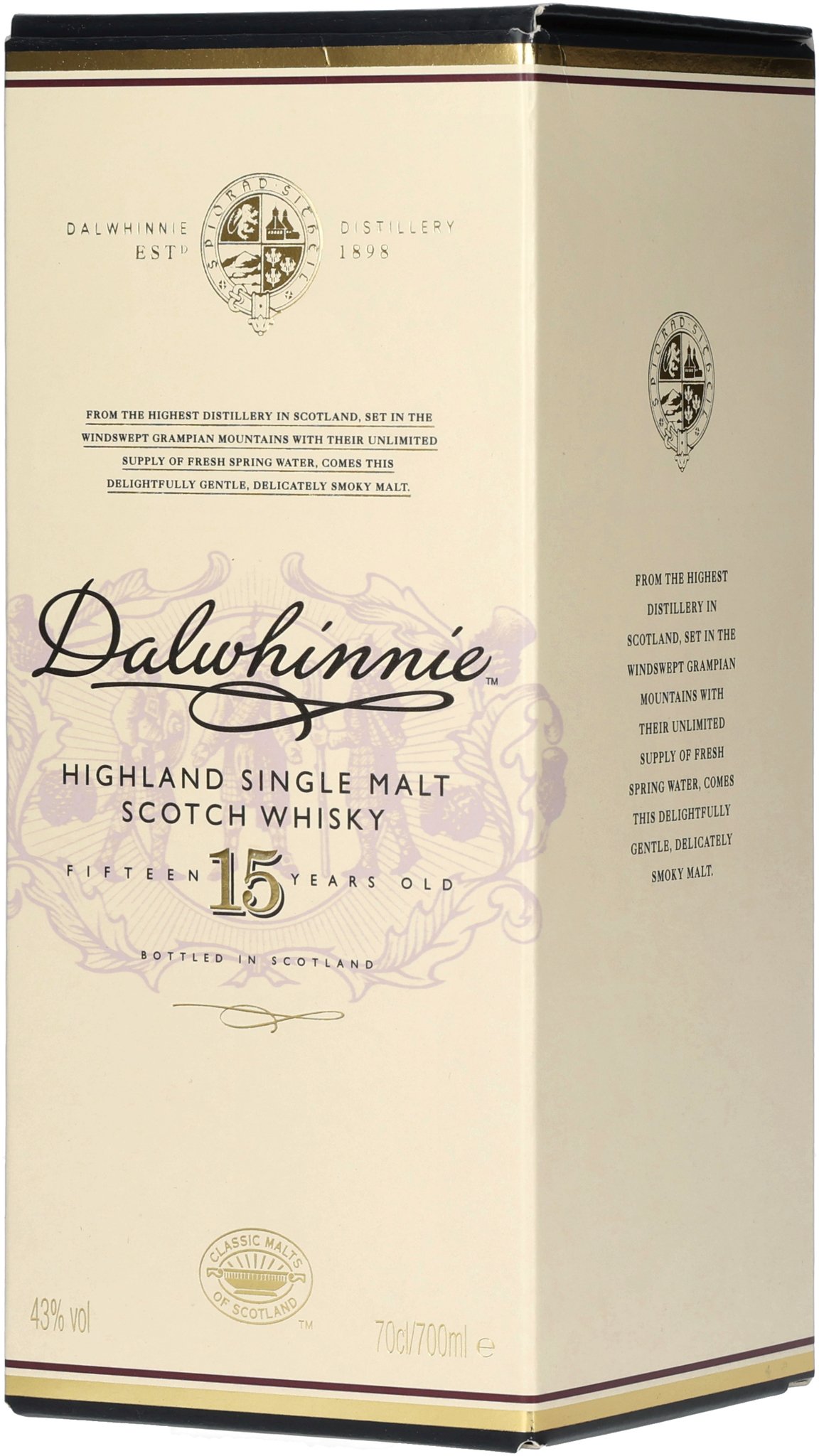 Dalwhinnie Whisky 15 Years_Packung