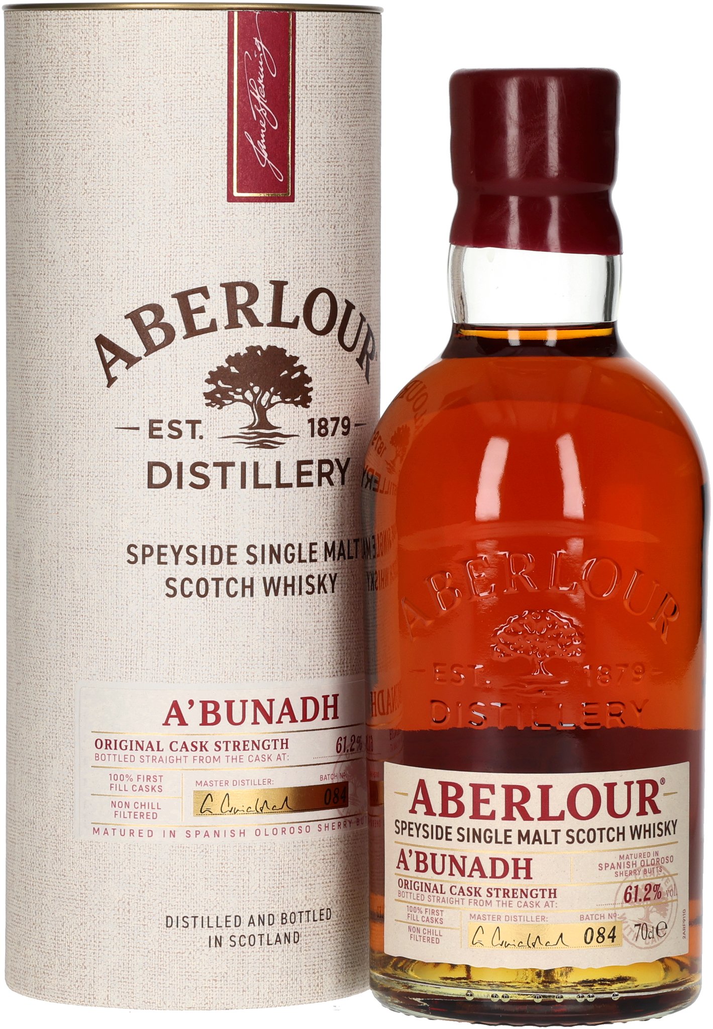 Aberlour Single Malt Whisky Abunadh - (0,7 l / 61,2 % Vol.)_Flasche/Packung