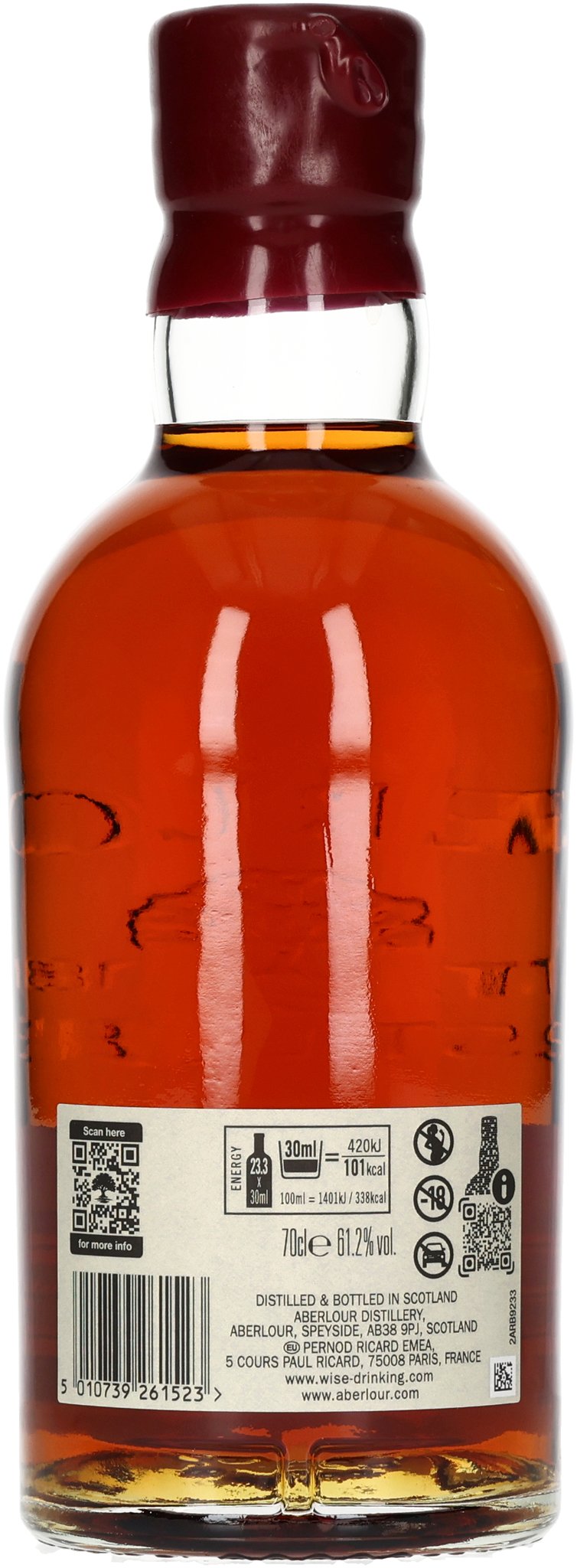 Aberlour Single Malt Whisky Abunadh - (0,7 l / 61,2 % Vol.)_Flasche