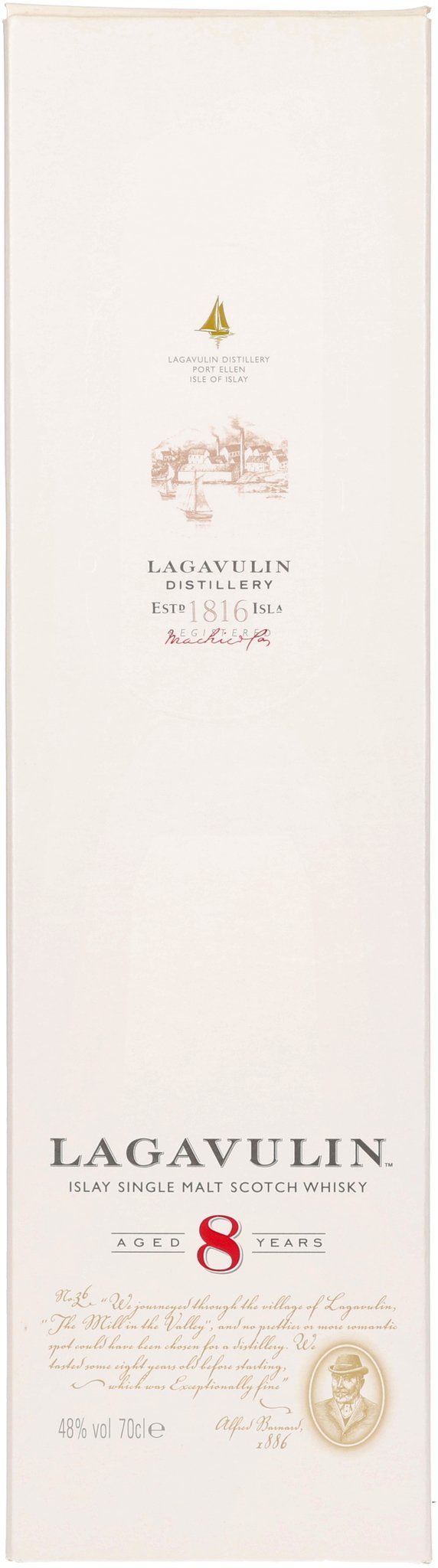 Lagavulin 8 Jahre (0,7 l / 48 % Vol.)_Flasche
