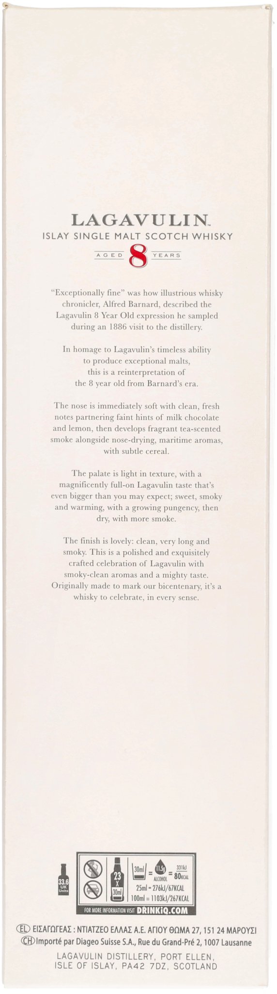 Lagavulin 8 Jahre (0,7 l / 48 % Vol.)_Flasche
