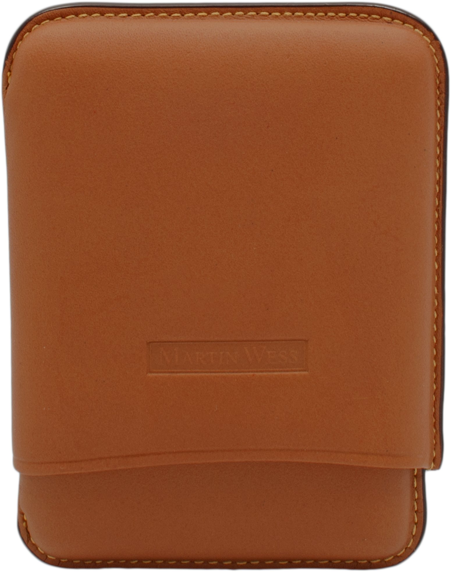 Martin Wess Premium Lederetui - Vachetta Natur 8er Cigarillo Vachetta (503)