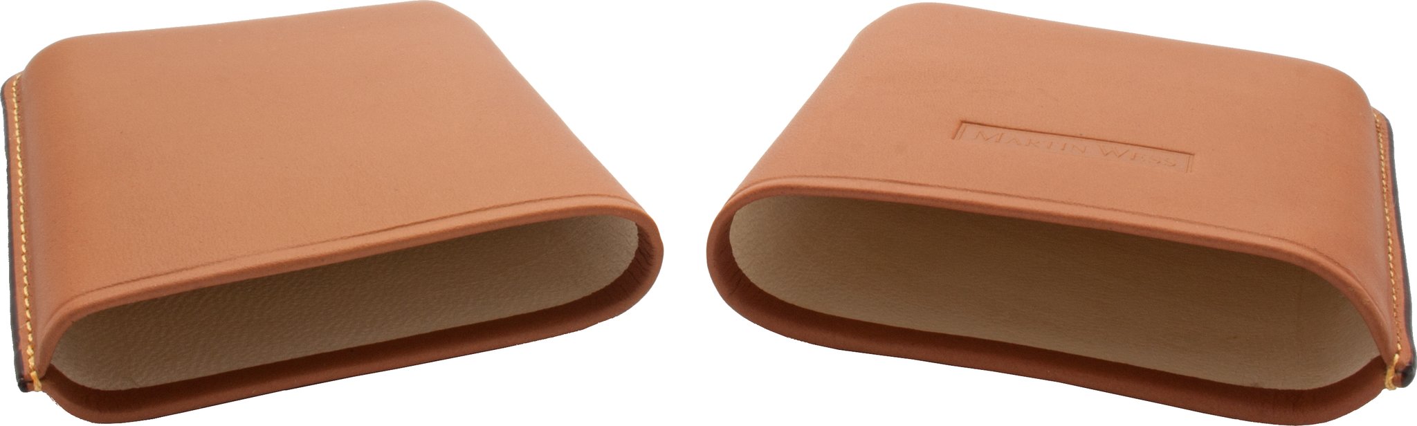 Martin Wess Premium Lederetui - Vachetta Natur Cigarillo 8er (503)