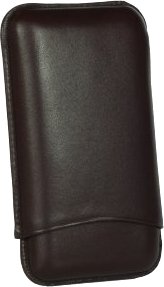 Martin Wess Premium Lederetui - Vachetta braun 3er Robusto Vachetta (591)