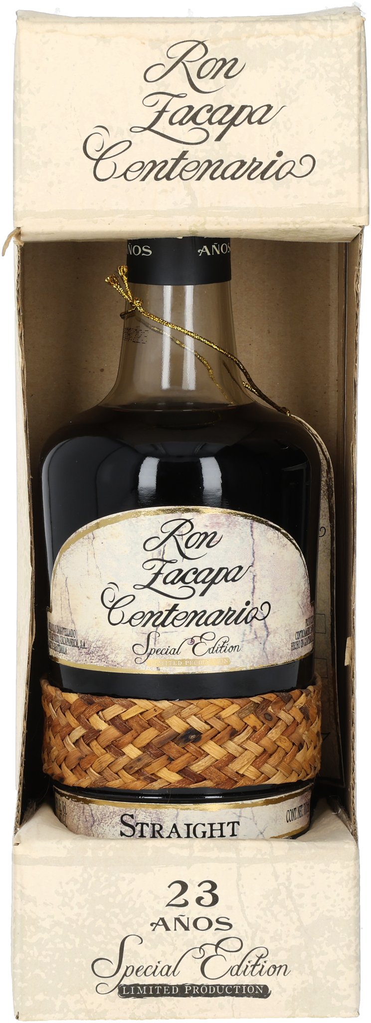Ron Zacapa Centenario Straight Cask 23 Jahre, ALTE VARIANTE (0,7 l / 45% vol.)