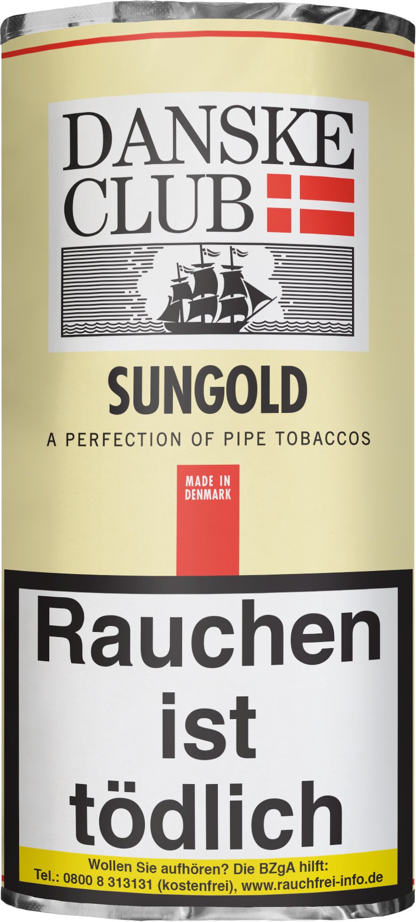 Danske Club Pfeifentabak Sungold (ehemals Vanilla) 50g Pouch