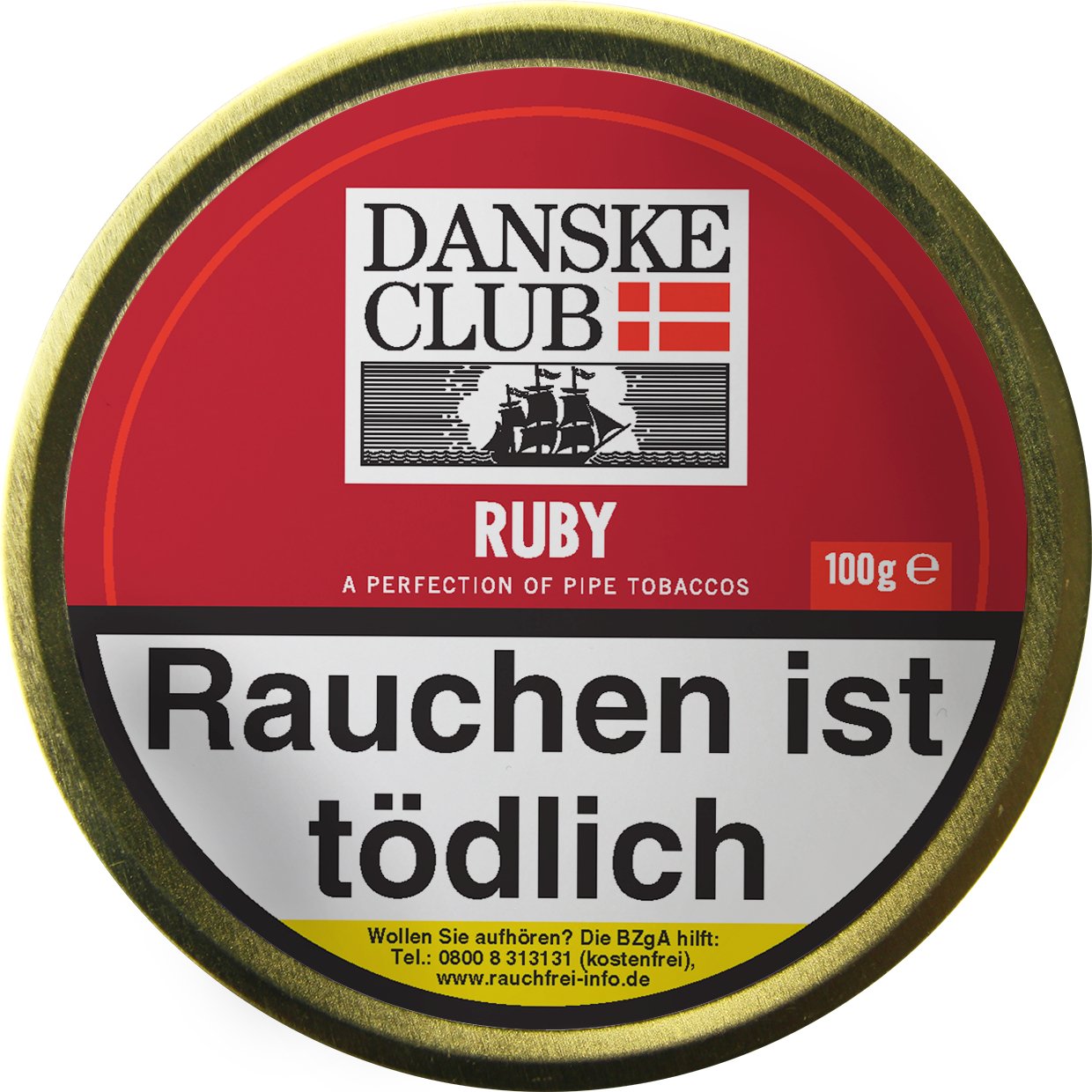 Danske Club Pfeifentabak Ruby (ehemals Cherry) 100g Dose