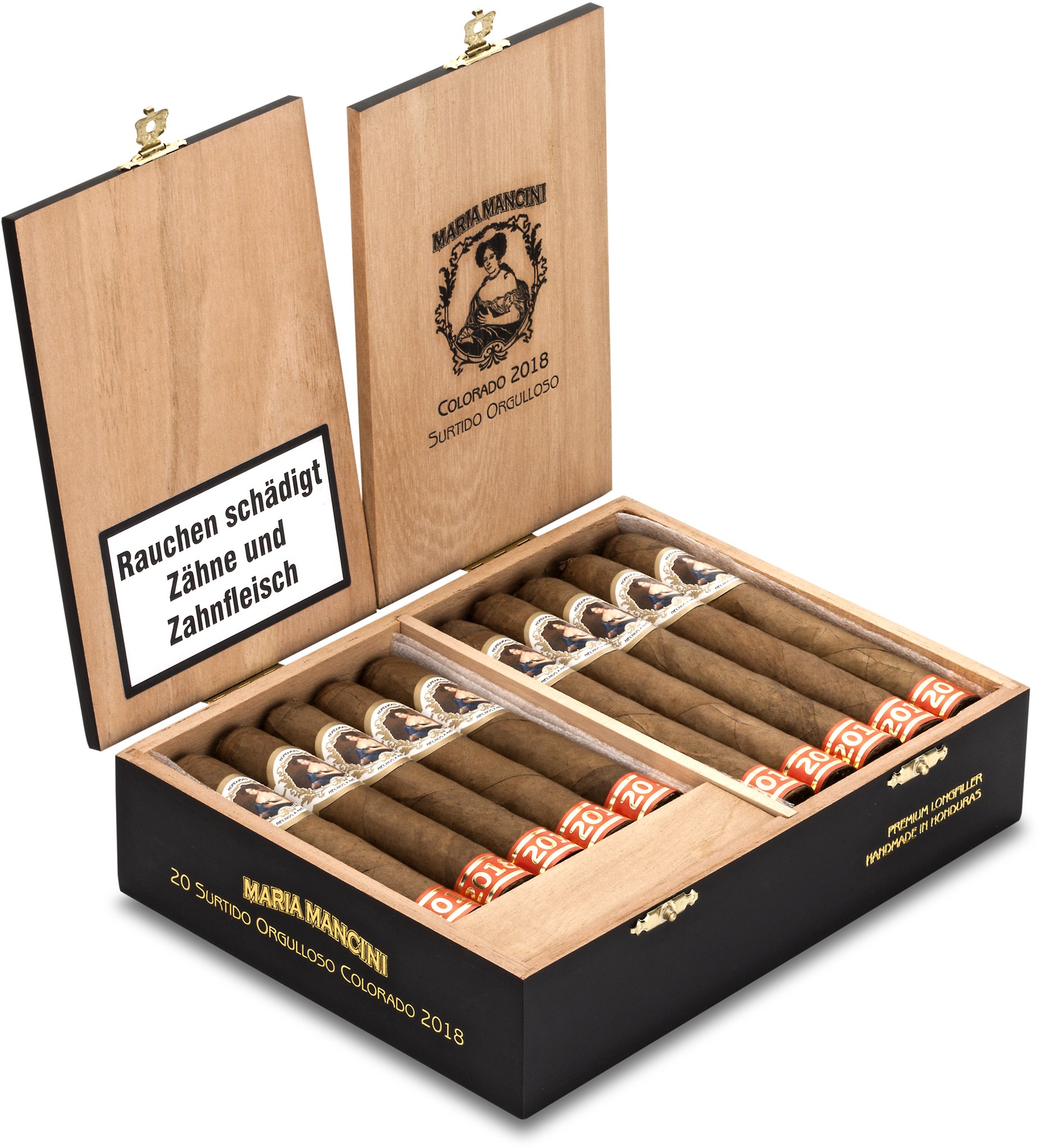 Maria Mancini Edicion Limitada 2018 Colorado Surtido Orgulloso Sampler Kiste offen Detailbild